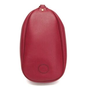 Gucci Burgundy Leather Cosmetic Case